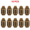 CRITALLIC 8PC/10PCS D6 Die Bullet Metal Dice Set Metal 6 Sided D&D Dice Set for D and D Dungeons and Dragons Accessories Gifts