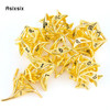 7 Pcs Golden Curve Line Metal Dice Hollow Metal Polyhedral Dice Set Suitable for Role-Playing RPG Board Game Card Game