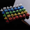 Multi-Sided 7-Die Dice Set Game Dice For TRPG DND Accessories Polyhedral D4 D6 D8 D10 D12 D20 Dice For Board Card Game Math Game