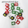 Personalized Dice DNDGame RPG D6 D10 D20 Dice Board Game Custom Order