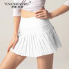 Women Sports Tennis Skirts Skirt Fitness Shorts High Waist Athletic Running Short Quick Dry Sport Skort Pocket Short Skirt New