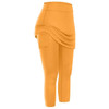 Womens Tennis Skorts Sport GYM Fake Two Pieces Compression Running Pants Quick Dry Fitness Pants Skirt Badminton Tennis