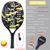 High Quality 3K Carbon and Glass Fiber Beach Tennis Racket Soft Face Tennis Racquet with Protective Cover Ball