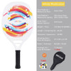 High Quality 3K Carbon and Glass Fiber Beach Tennis Racket Soft Face Tennis Racquet with Protective Cover Ball