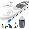 Inflatable Stand Up Paddle Board Non-Slip for All Skill Levels Surf Board with Air Pump Carry Bag Leash Standing Boat