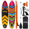 Inflatable Stand Up Paddle Board Surf Board SUP Includes Pump Paddle Backpack Coil Leash Waterproof Bag Inflatable Stand Up Pad