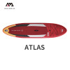 AQUA MARINA 3.6m ATLAS Advanced Level Surfing Board Water Stand Up Lightweight Surfboard With Safety Rope Paddle Board