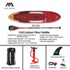 AQUA MARINA 3.6m ATLAS Advanced Level Surfing Board Water Stand Up Lightweight Surfboard With Safety Rope Paddle Board