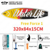 WATER LIVE Free Force Inflation Paddle Board EVA Non-slip Water Stand Up Lightweight Surfboard With Safety Rope 4 Style WL2029