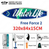WATER LIVE Free Force Inflation Paddle Board EVA Non-slip Water Stand Up Lightweight Surfboard With Safety Rope 4 Style WL2029