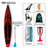 WATERLIVE ZHUMO PRO 12'6" Lightweight Carbon Fiber Surfboard Competition Type Sup Paddle Board Aquatic Standing Surfboard