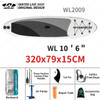 WATERLIVE 10'6" Inflatable Sup Surfboard Water Sports Paddle board PVC Material Adult Water Skiing board With Paddle WL20009