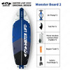 WATERLIVE Monster 15' Fun Water SUP Board Inflatable Sapboard 3-4 People Stand Up Paddle PVC Board Wakeboard SUP Board Pump