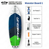 WATERLIVE Monster 15' Fun Water SUP Board Inflatable Sapboard 3-4 People Stand Up Paddle PVC Board Wakeboard SUP Board Pump