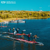 WATERLIVE 4 people SUP Inflatable Paddle Board Double Layer Inflatable Sapboard Stand Up Fun Water SAP Wakeboard 22'x34"x6"