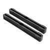 2Pcs Black Surfing Accessories 10 Inch Longboard Surfboard Center Single Fin Box Black Surfing Longboard Fin Box 267mm Leghth