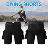 Neoprene Surfing Shorts with 2 Pocket Snorkeling Surfing Shorts High Waist Adjustable Waistband Warm Elastic Outdoor Accessories