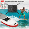 Surfboard Mesh Bag Kayak Surfing Storage Bag With PVC Patch Stand Up Paddle Board Deck Bag SUP Paddle board Kayak Accessories