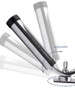 Boat 316 Stainless Steel Deck-Mount Adjustable Fishing Rod Holder Removable Pod Boat Accessories