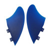 Double Tabs Fin twin fins Fiberglass keel fins Surfboard Fin K2 Fins surfboard accessories upsurf Fins