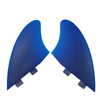 Double Tabs Fin twin fins Fiberglass keel fins Surfboard Fin K2 Fins surfboard accessories upsurf Fins