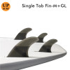 Upsurf Future G5+GL Quad Fin Set Surfboard Fiberglass Honeycomb M+GL 4 pcs/set Single Tabs Fin Sup Accessories