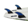 Surfing Accessories 3 Pcs/set UPSURF FCS2 Large Fins Surf Fin Fiber Honeycomb Orange/Blue Surfing Surfboard Fins Water Sports