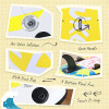 Inflatable Paddle Board UV Printed Stand-up Paddle Board with Full Set of Inflatable Surfboard Accessories Paddle Board