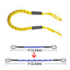 New Arrivals 4FT Kayak Boat Mooring Rope Boat Bungee Dock Lines For Inflatabele Fishing Boat BOAT/JET SKI/PONTOON Accessories