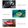 12V-24V 200W Brushless Motor DIY Ship Underwater Thruster 4Blade Propeller Propulsion Feed Fishing Boat For ROV RC Bait Tug Boat