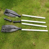 2 Pcs Detachable Kayak Fishing Board Boat Rafting Paddle Aluminum Alloy Rod Stand Up Surfing Oars For Canoe Inflatable Boat Sup