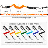 EGGORY Elastic Kayak Paddle Leash Tie Rope Rowing Boat Paddle Board Accessory Fishing Rod Carabiner Adjustable With Safety Hook