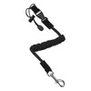 EGGORY Elastic Kayak Paddle Leash Tie Rope Rowing Boat Paddle Board Accessory Fishing Rod Carabiner Adjustable With Safety Hook
