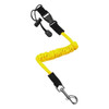 EGGORY Elastic Kayak Paddle Leash Tie Rope Rowing Boat Paddle Board Accessory Fishing Rod Carabiner Adjustable With Safety Hook