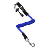EGGORY Elastic Kayak Paddle Leash Tie Rope Rowing Boat Paddle Board Accessory Fishing Rod Carabiner Adjustable With Safety Hook