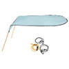 Single Kayak Canoe Awning Fishing Shade Cover Sun Canopy 125*110cm Folding Sunshade Tent Rain Shelter Boat Accessories