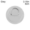 8cm/11cm Stainless Steel D Ring Pad/Patch With Glue for PVC Inflatable Boat Canoe Raft Dinghy Canoe Kayak Surfboard SUP Tie Down