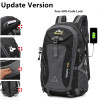 Weysfor 40L Waterproof Men Backpack Travel Pack Sports Bag Pack Outdoor Mountaineering Hiking Climbing Camping Backpack for Male