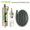 Saving energy water filter system with large outlet water flow can filter the E-coli camping water filter water filter system