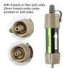 Saving energy water filter system with large outlet water flow can filter the E-coli camping water filter water filter system