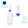 Filterwell Mini Camping Water Purifier Filter Straw Personal Survival Drinking System For Outdoor Emergency Travel Hiking