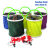 Folding Fishing Bucket Fish Tank Play Water Bucket Multifunctional Portable Colorful Fishing Box Fishing Tackle Supplies YS-BUY