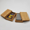 Bamboo Cards Storage Box Desktop Poker Playing Card Box Case for Tarot Playing Games Table Board Deck Game