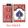 Bicycle Bridge Size Rider Back Playing Cards Blue/Red USPCC Deck Magic Card Games Magic Tricks Props