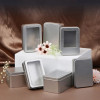 Playing Card Box Trading Card Case Card Storage Can Card Organizers Card Case Empty Metal Storage Box for Gaming Cards