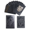 Waterproof Black Plastic Playing Cards Creative Cool Valuable Collection Dark Diamond Poker Card Games Creative Gift Board Games