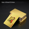 Plastic Playing Cards Poker Game Gold Silver Playing Cards Set Magic Waterproof Magic Poker Gift Collection