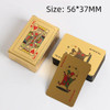 Plastic Playing Cards Poker Game Gold Silver Playing Cards Set Magic Waterproof Magic Poker Gift Collection