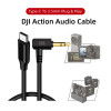 Audio Adapter Cable For DJI Action4/3/2 Macs in DJI Wind Audio Adapter