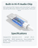Audio Adapter Cable For DJI Action4/3/2 Macs in DJI Wind Audio Adapter